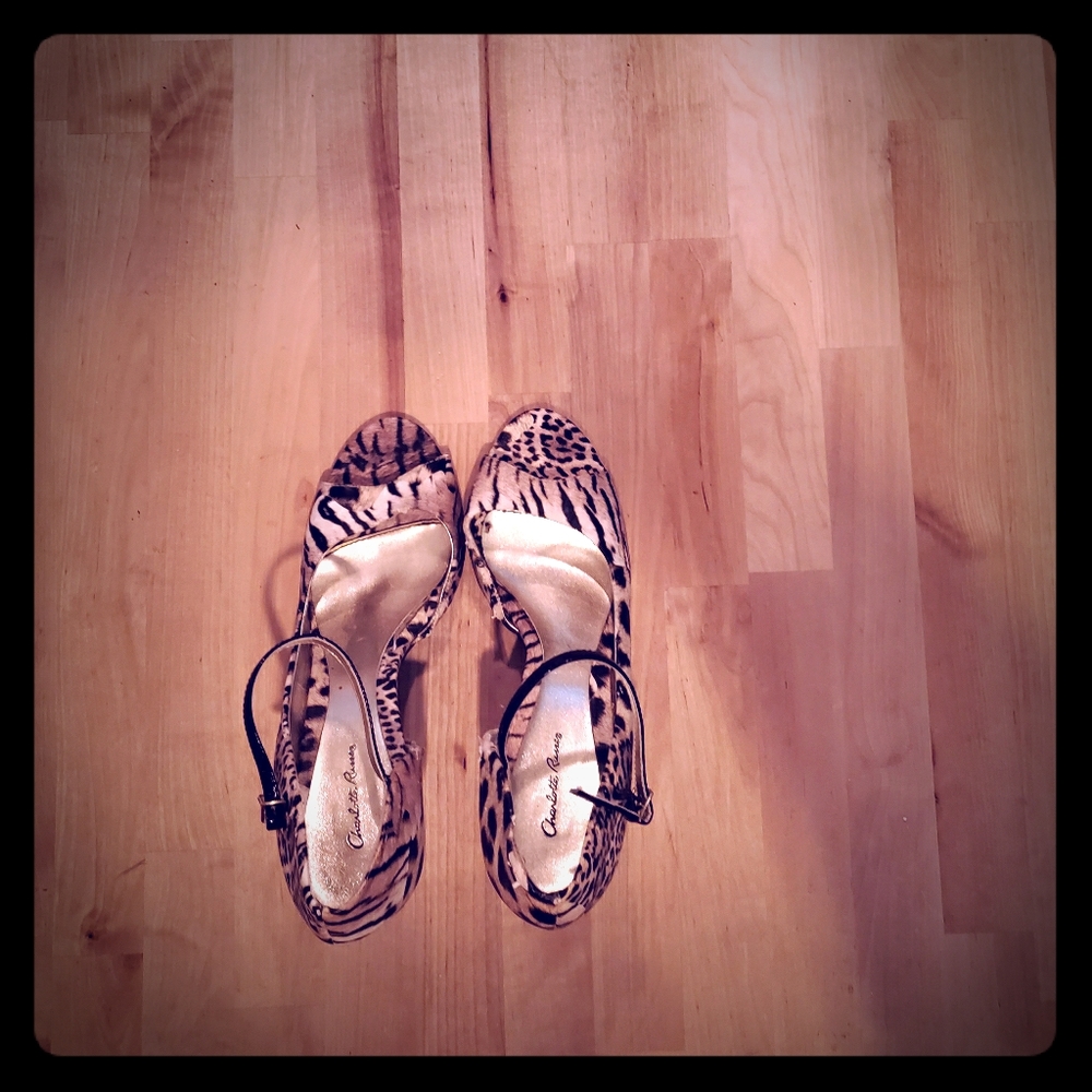 Leopard Heels